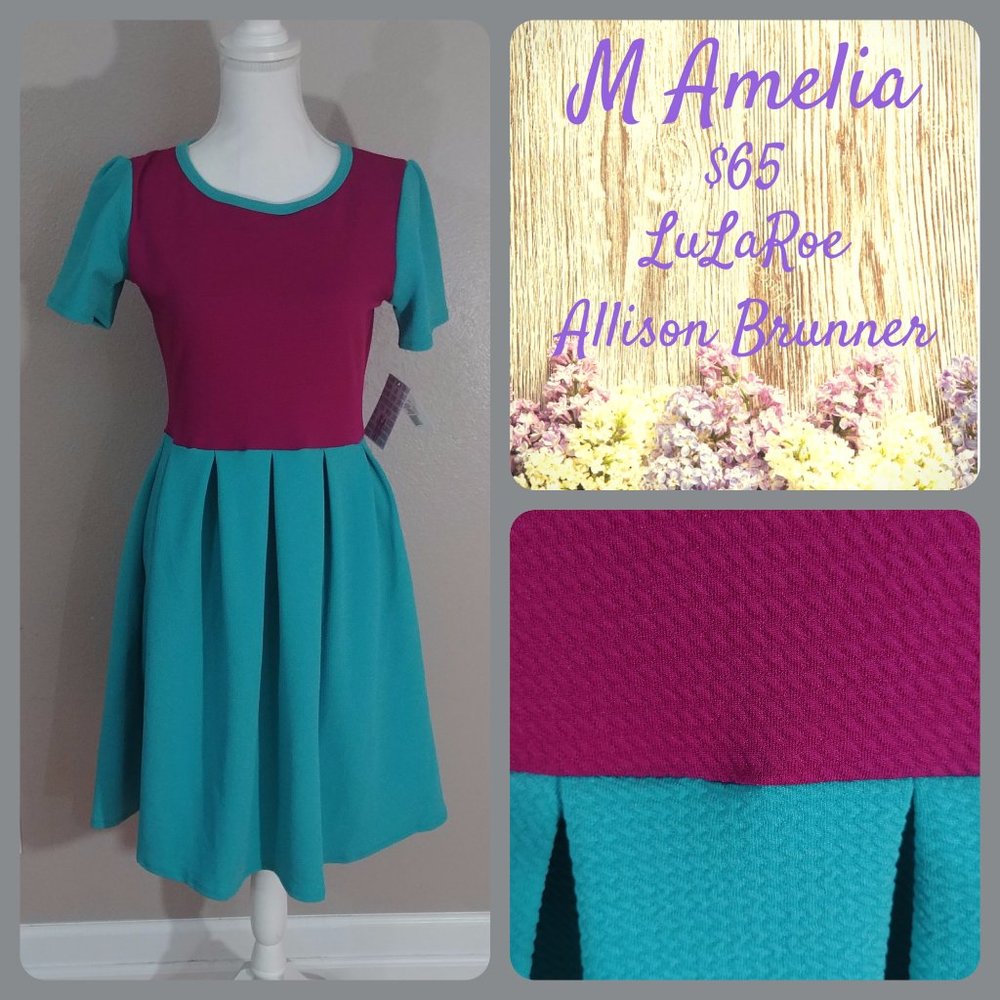 ⭐ Lularoe Amelia Dress - Medium - NWT